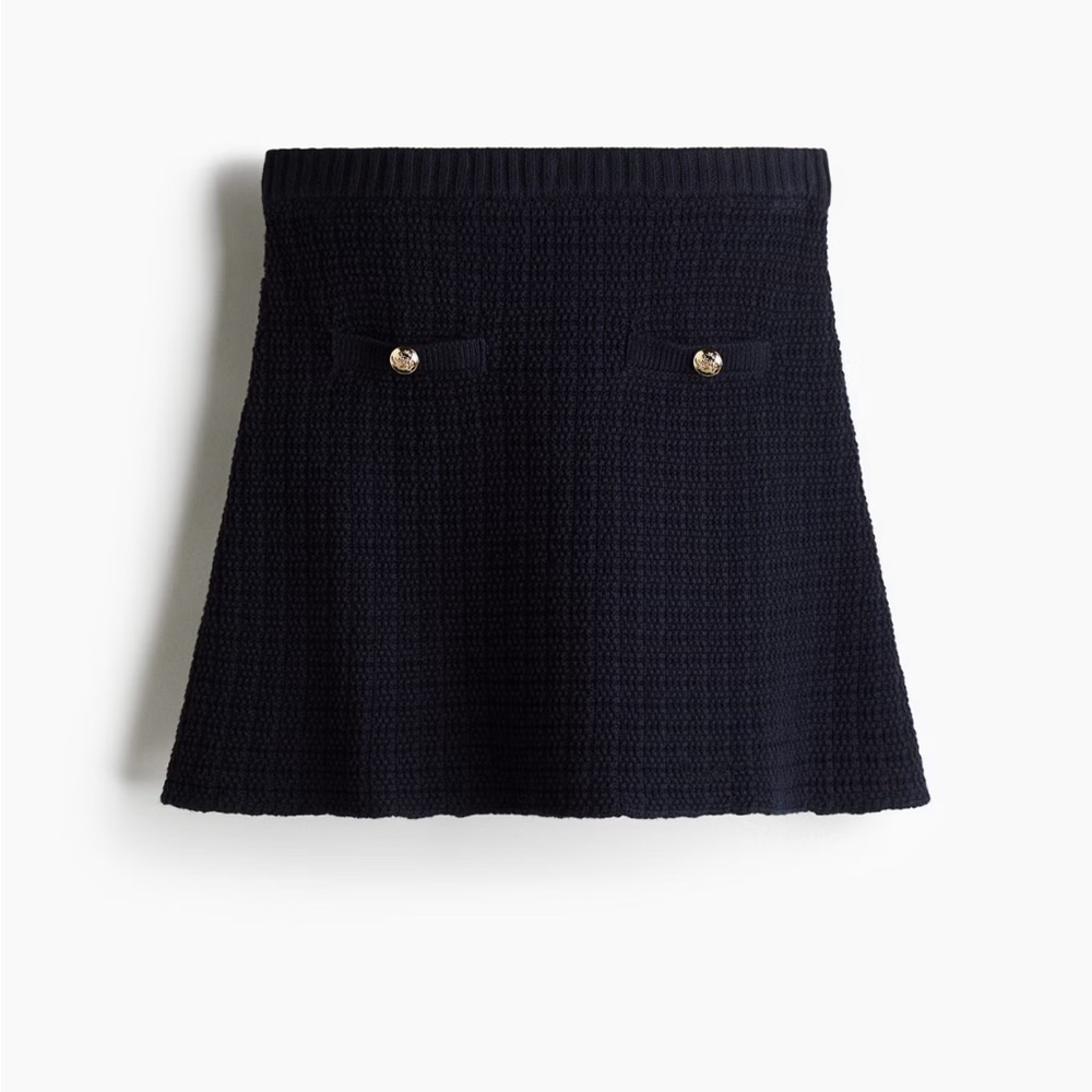 H&M A-LINE MOSS-KNIT SKIRT size small NWT